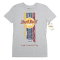 HARD ROCK CAFE Mens Grey 1971 San Francisco Graphic T-Shirt S Short Sleeve Crew