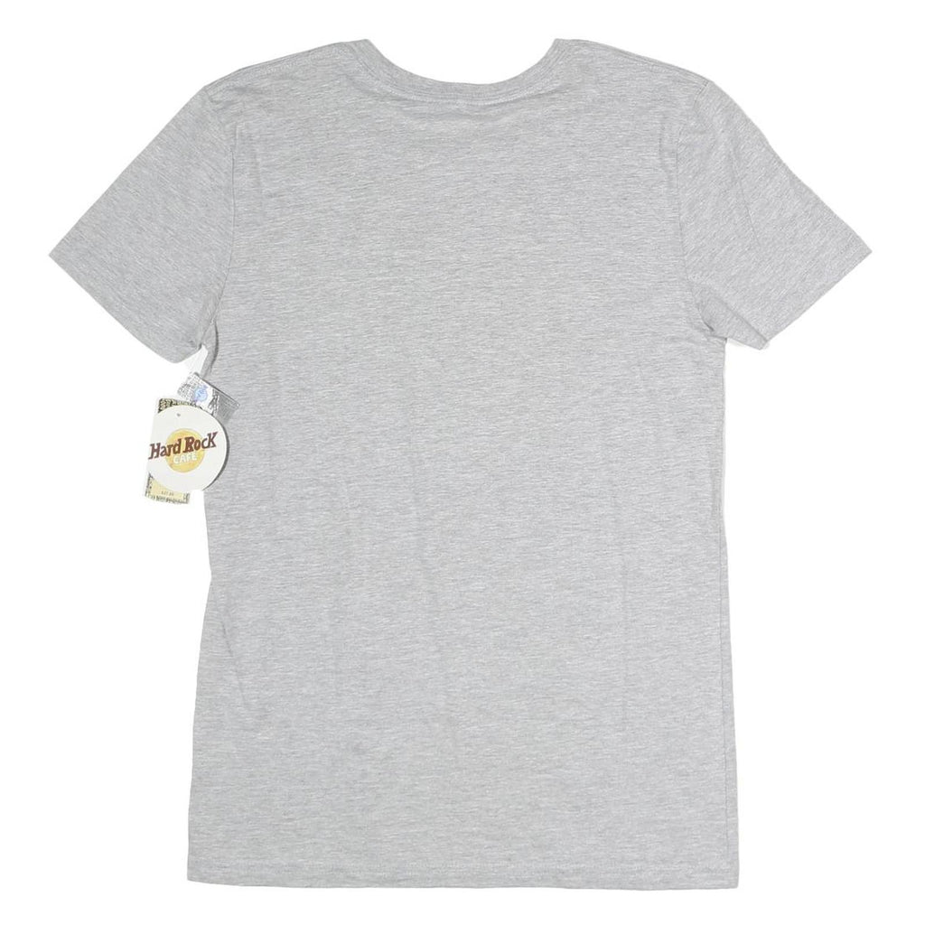 HARD ROCK CAFE Mens Grey 1971 San Francisco Graphic T-Shirt S Short Sleeve Crew