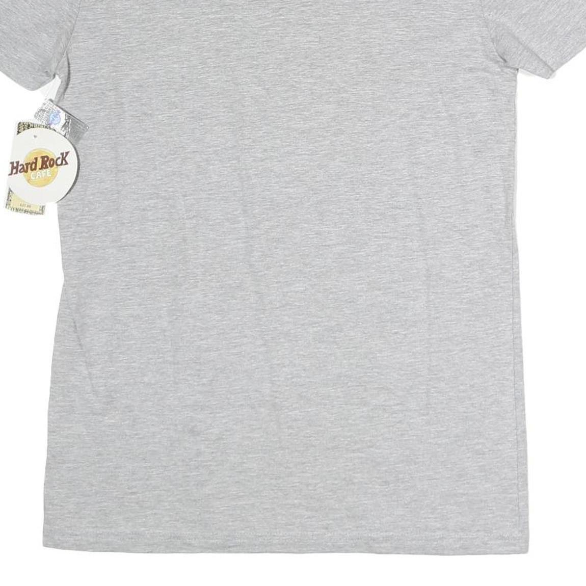 HARD ROCK CAFE Mens Grey 1971 San Francisco Graphic T-Shirt S Short Sleeve Crew