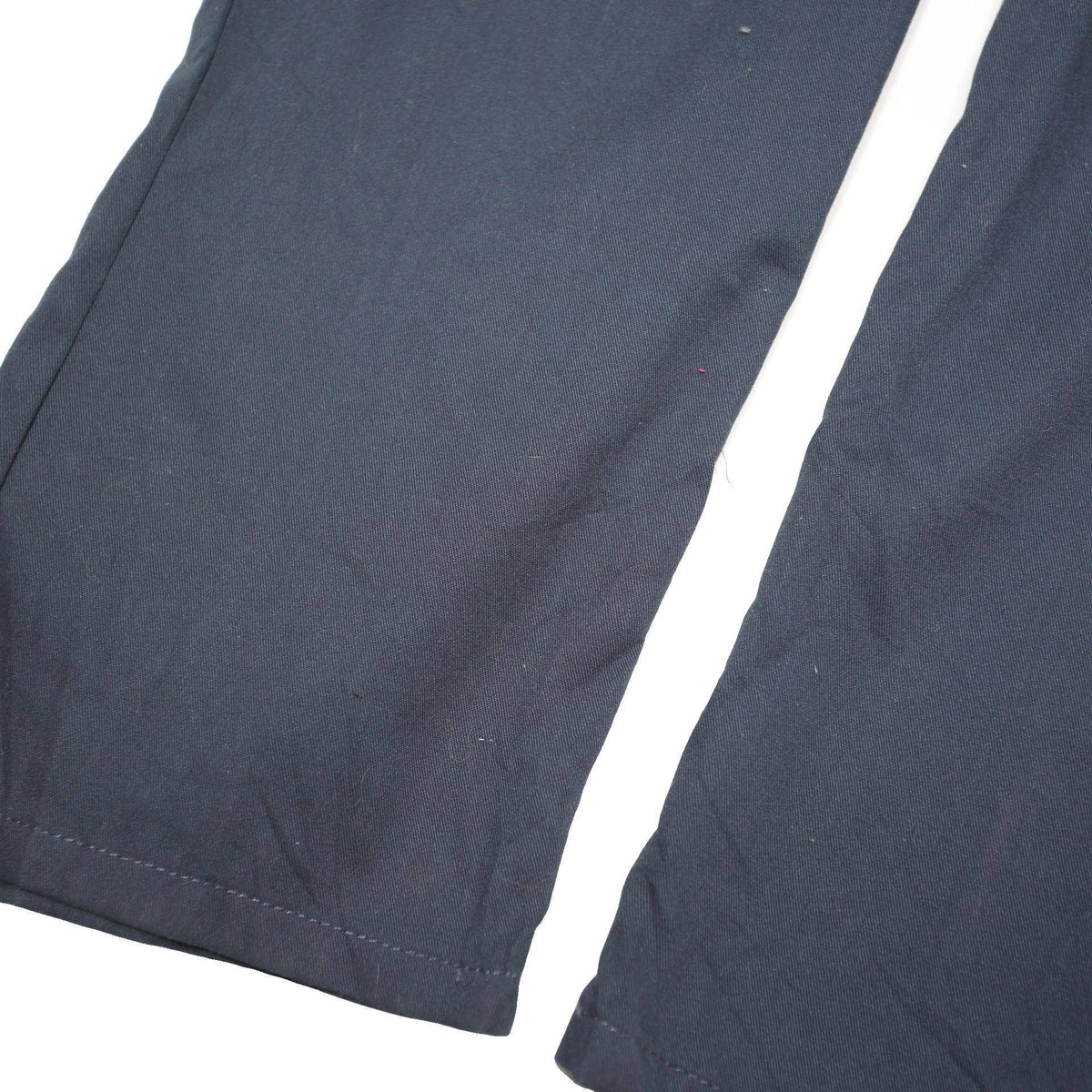 DICKIES Womens Navy Blue Cotton Blend Slim Dungarees XS W28 L30 Workwear