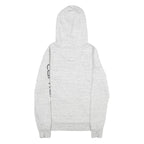 CARHARTT Womens Grey Hoodie XS Logo Graphic Cotton Blend Pullover