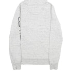 CARHARTT Womens Grey Hoodie XS Logo Graphic Cotton Blend Pullover