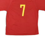 ADIDAS Mens Red Coronado Graphic T-Shirt M Short Sleeve Crew Neck Sportswear