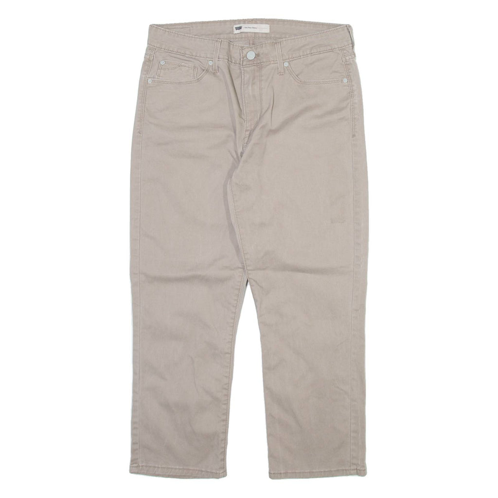 LEVI'S Womens Trousers Grey Slim Straight W31 L24