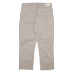 LEVI'S Womens Trousers Grey Slim Straight W31 L24