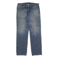LEVI'S 502 Mens Jeans Blue Regular Straight Denim Medium W34 L34 Classic Fit Zip