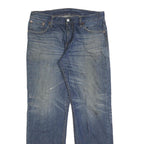 LEVI'S 502 Mens Jeans Blue Regular Straight Denim Medium W34 L34 Classic Fit Zip