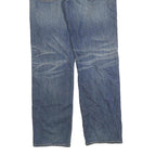 LEVI'S 502 Mens Jeans Blue Regular Straight Denim Medium W34 L34 Classic Fit Zip