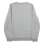 PUMA Mens Grey Cotton Blend Crew Neck Sweatshirt S Classic Logo Pullover