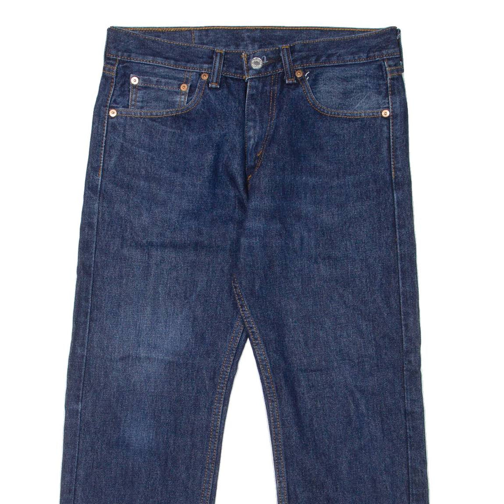 LEVI'S 505 Jeans Mens Blue Regular Straight W29 L24