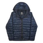 DICKIES Mens Navy Blue Outdoor Jacket M Polyester Plain Hooded Zip