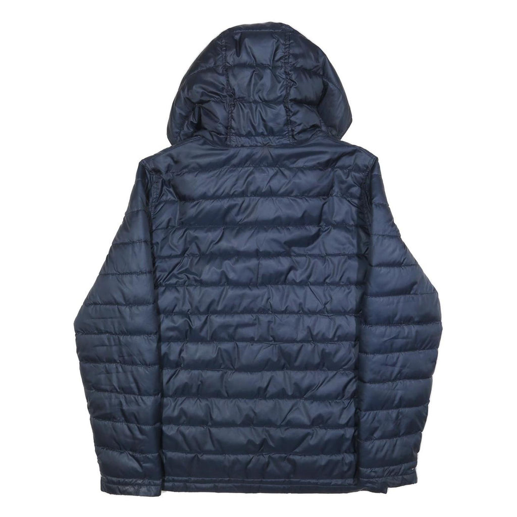 DICKIES Mens Navy Blue Outdoor Jacket M Polyester Plain Hooded Zip