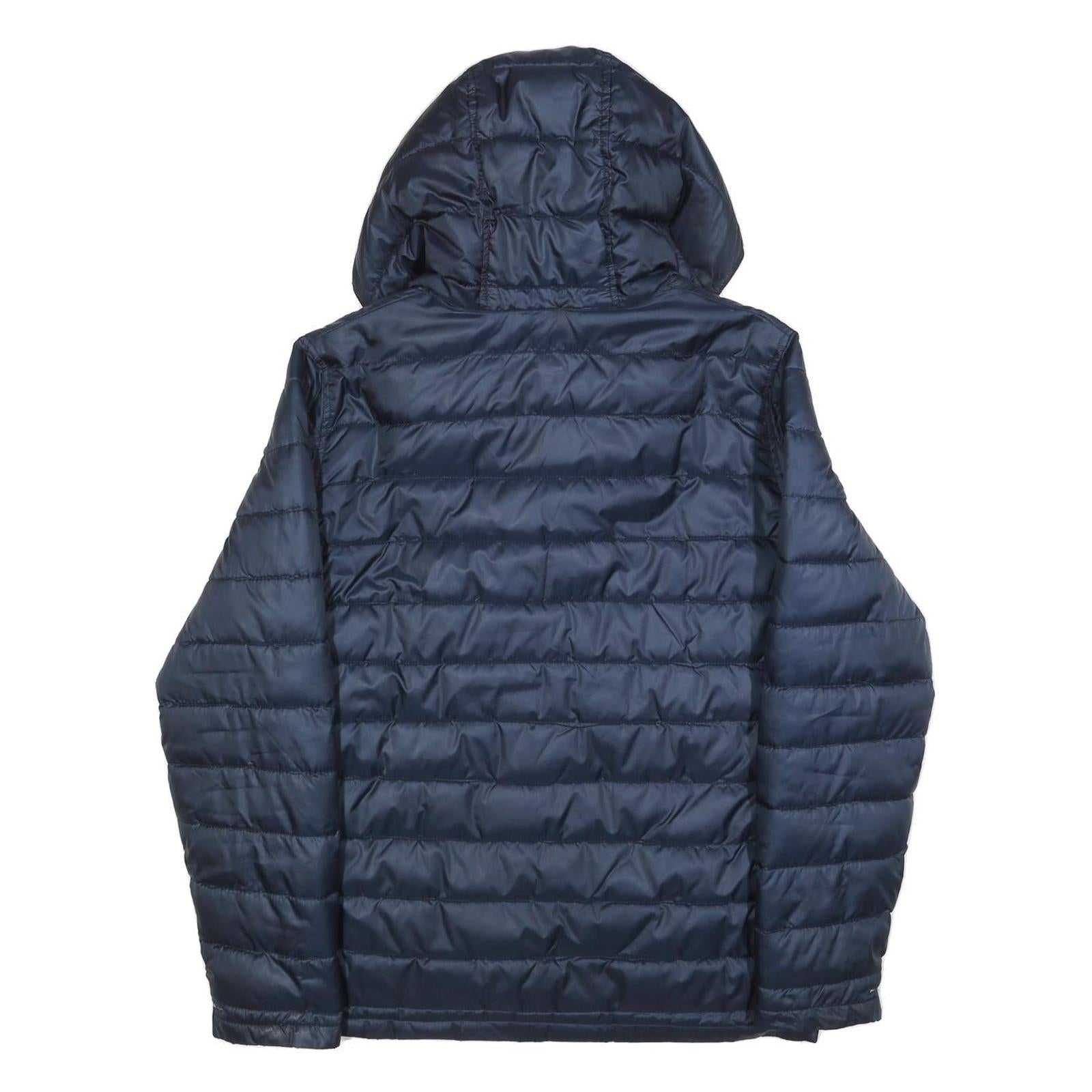 DICKIES Mens Navy Blue Outdoor Jacket M Polyester Plain Hooded Zip