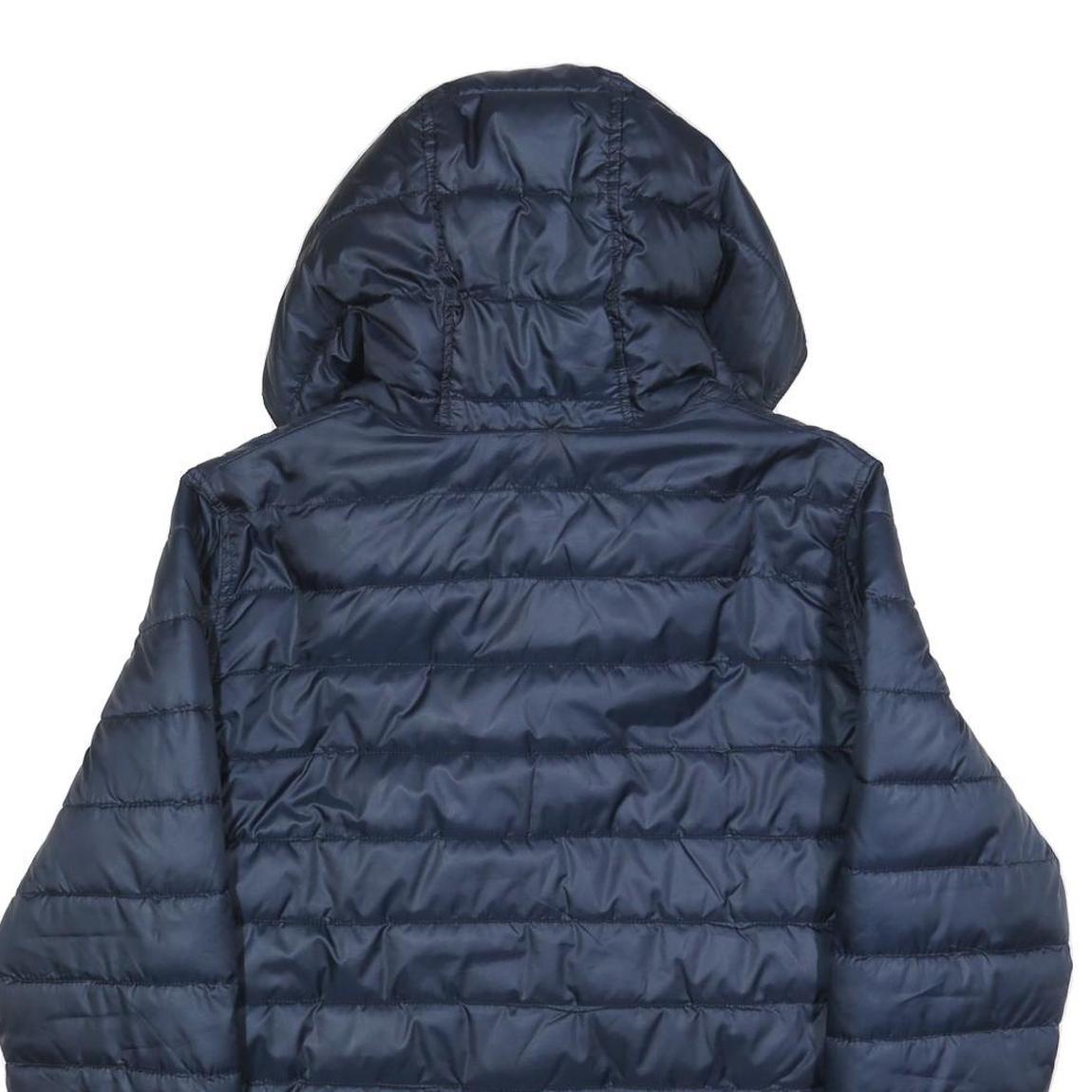 DICKIES Mens Navy Blue Outdoor Jacket M Polyester Plain Hooded Zip