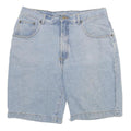 C&A Mens Shorts Blue Denim Casual M W32 Classic Cotton Relaxed Fit