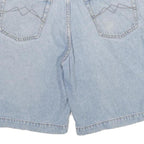 C&A Mens Shorts Blue Denim Casual M W32 Classic Cotton Relaxed Fit