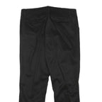 NAUTICA Womens Cotton Blend Black Slim Straight Trousers W31 L26 Stylish Zip