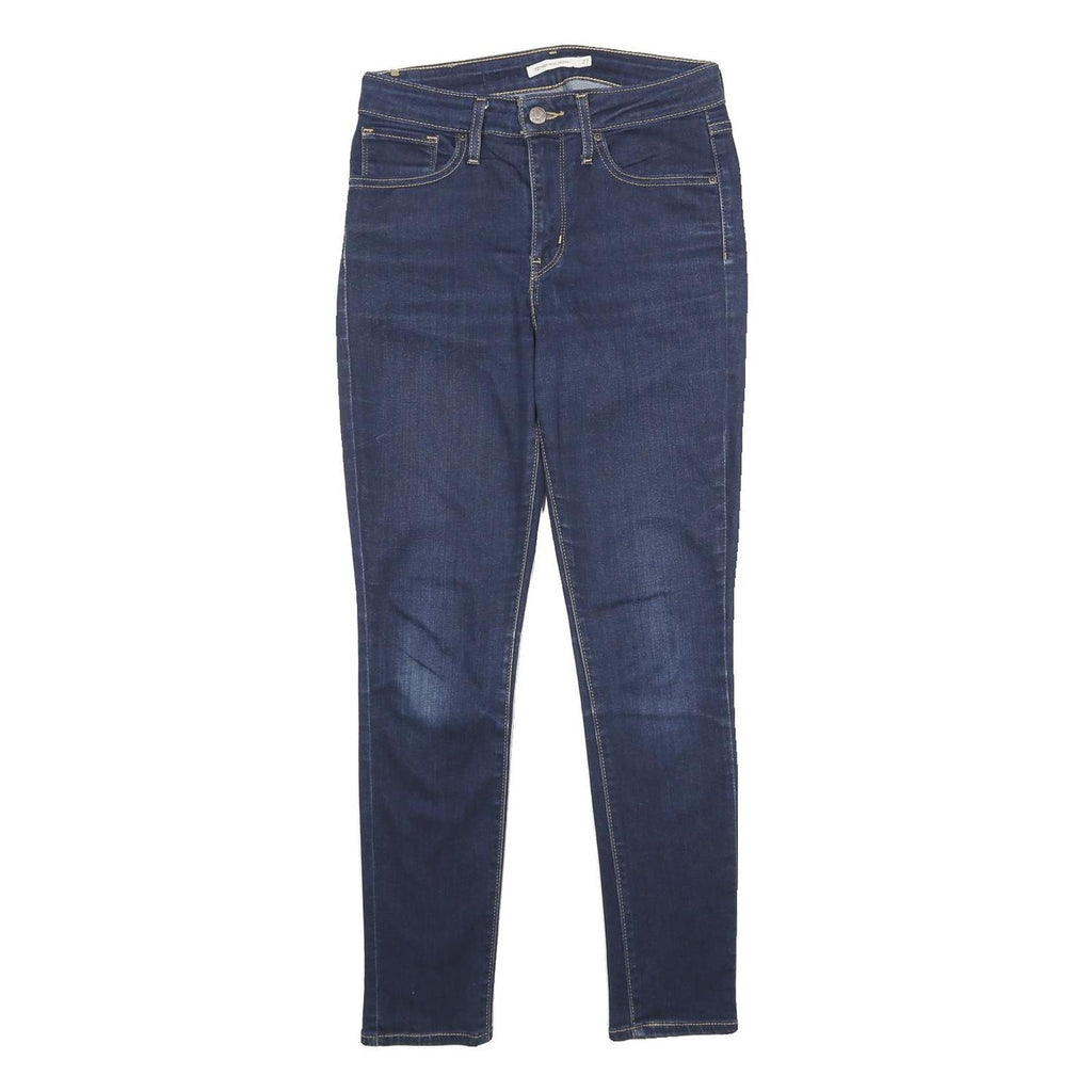 LEVI'S 7521 High Rise Skinny Womens Jeans Blue Slim Skinny Denim W27 L28 Stretch