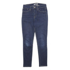 LEVI'S 7521 High Rise Skinny Womens Jeans Blue Slim Skinny Denim W27 L28 Stretch
