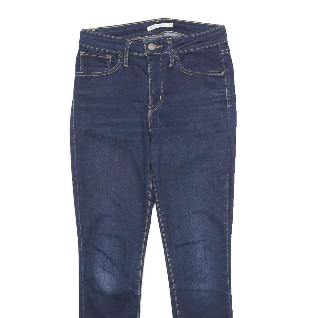 LEVI'S 7521 High Rise Skinny Womens Jeans Blue Slim Skinny Denim W27 L28 Stretch