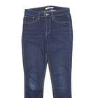 LEVI'S 7521 High Rise Skinny Womens Jeans Blue Slim Skinny Denim W27 L28 Stretch