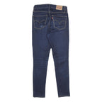 LEVI'S 7521 High Rise Skinny Womens Jeans Blue Slim Skinny Denim W27 L28 Stretch