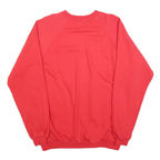 SWITCHER Mens Red Graphic Crew Neck XL Cotton Blend Sweatshirt Casual Pullover