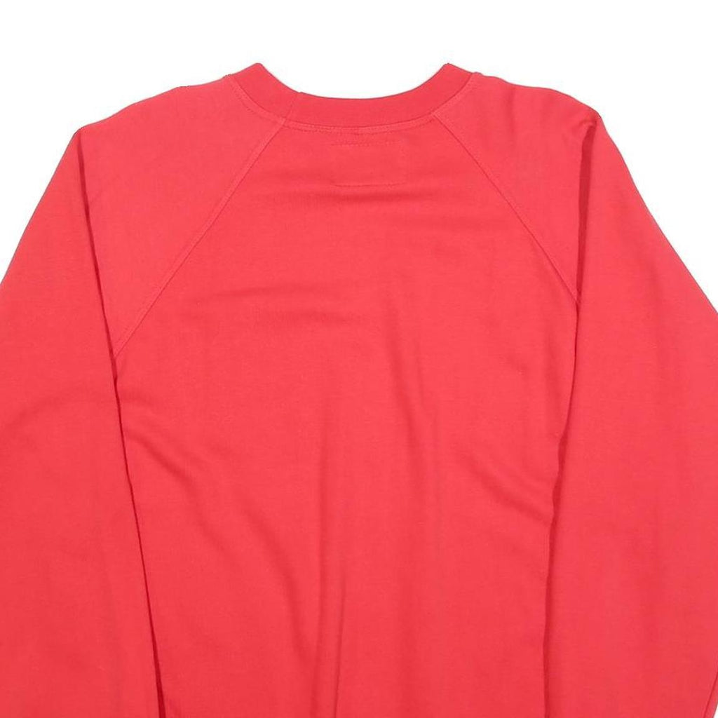 SWITCHER Mens Red Graphic Crew Neck XL Cotton Blend Sweatshirt Casual Pullover