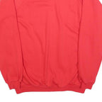 SWITCHER Mens Red Graphic Crew Neck XL Cotton Blend Sweatshirt Casual Pullover