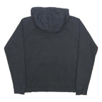 NIKE Womens Black Hoodie M Cotton Blend Pullover Hooded Sweatshirt