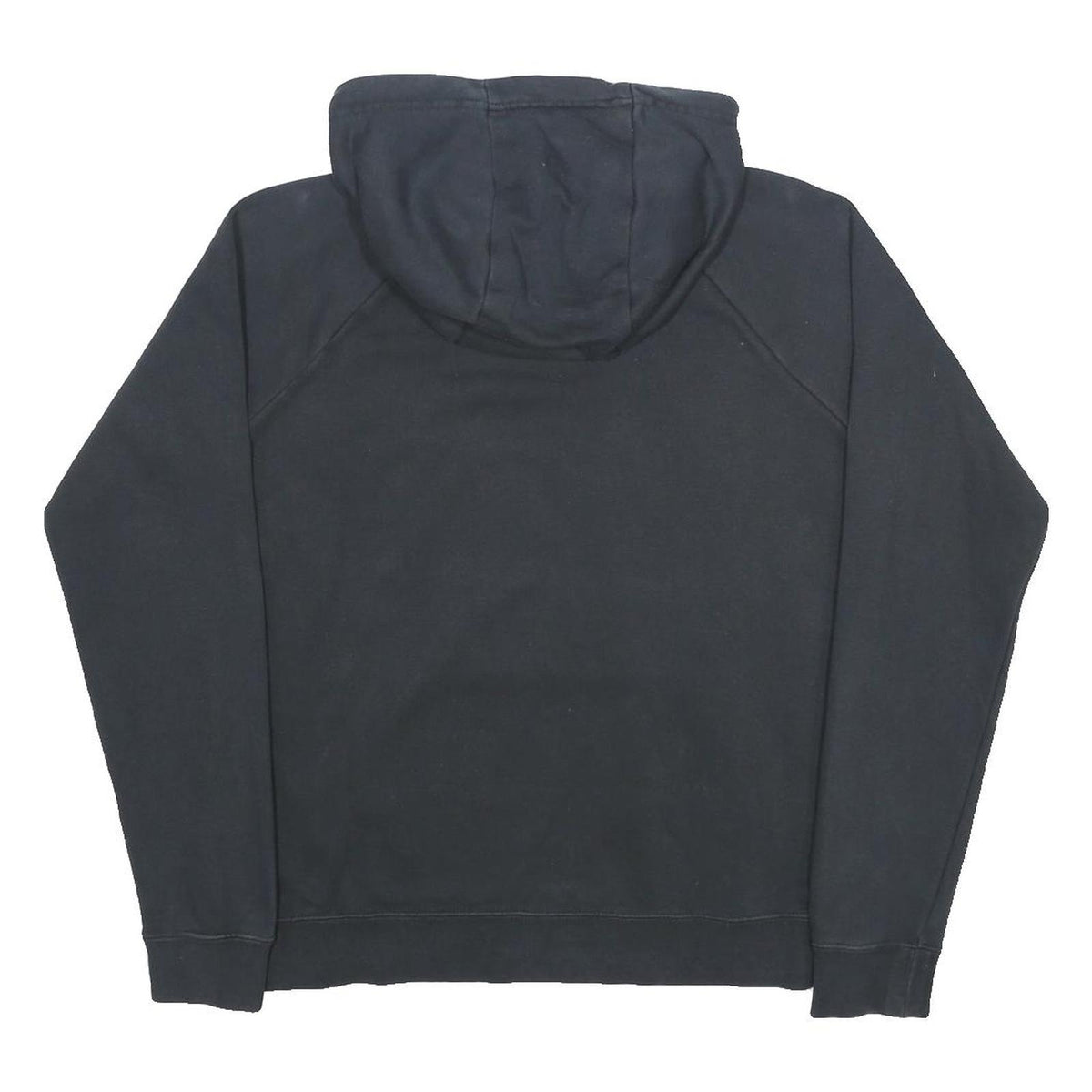 NIKE Womens Black Hoodie M Cotton Blend Pullover Hooded Sweatshirt