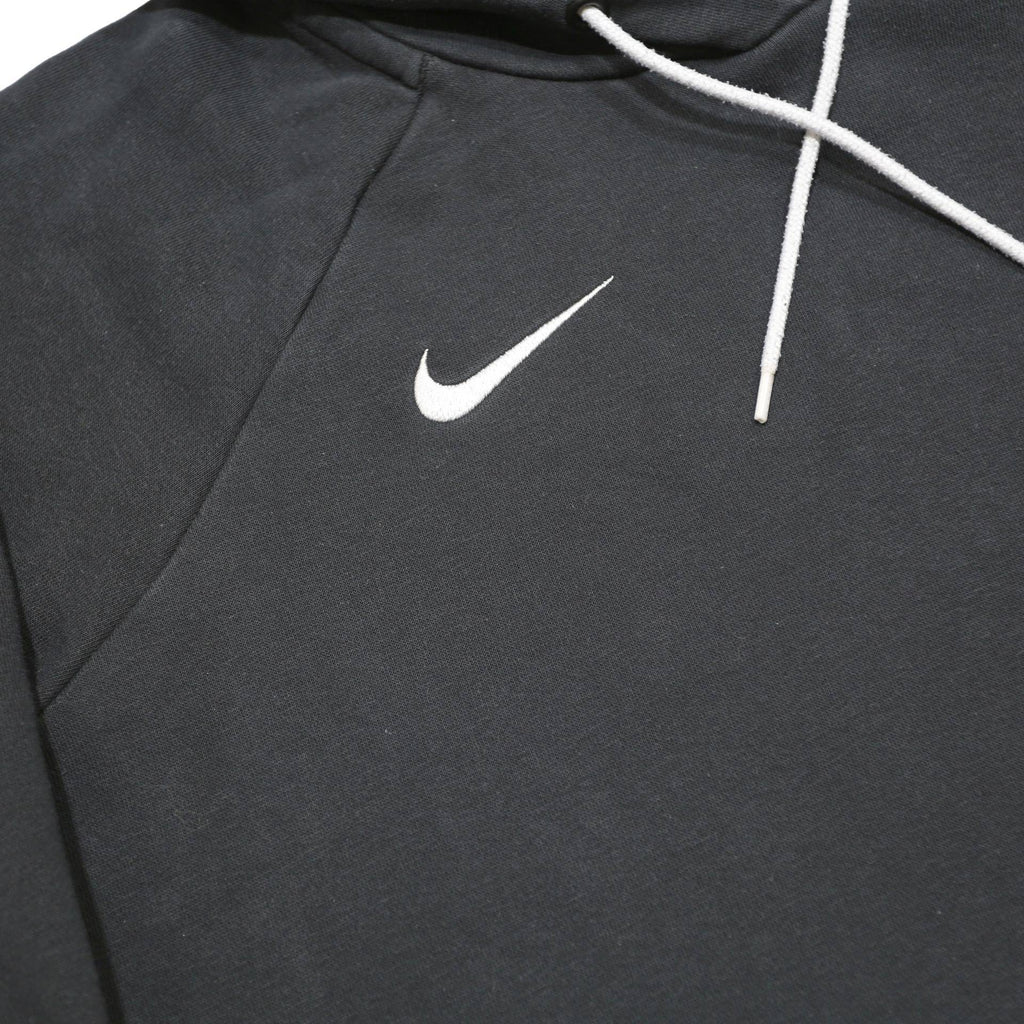 NIKE Womens Black Hoodie M Cotton Blend Pullover Hooded Sweatshirt