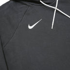 NIKE Womens Black Hoodie M Cotton Blend Pullover Hooded Sweatshirt