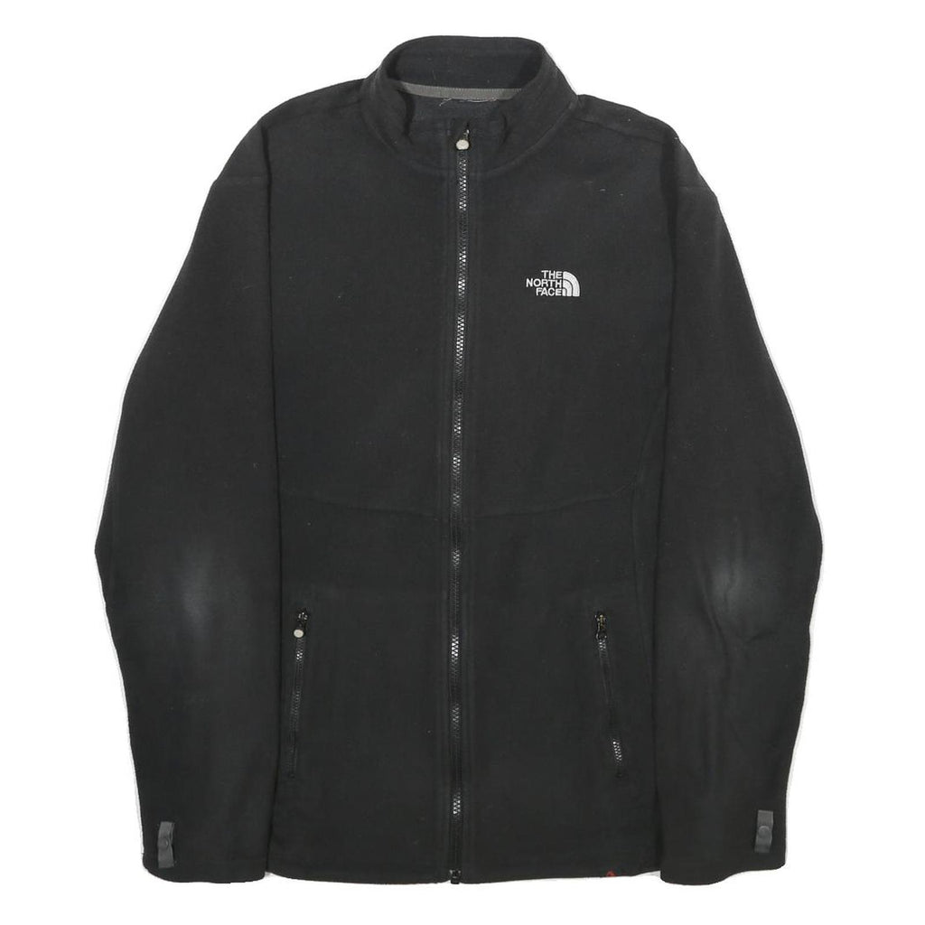 THE NORTH FACE Mens Black Jacket S Polyester Plain Zip Outdoor Casual Winter