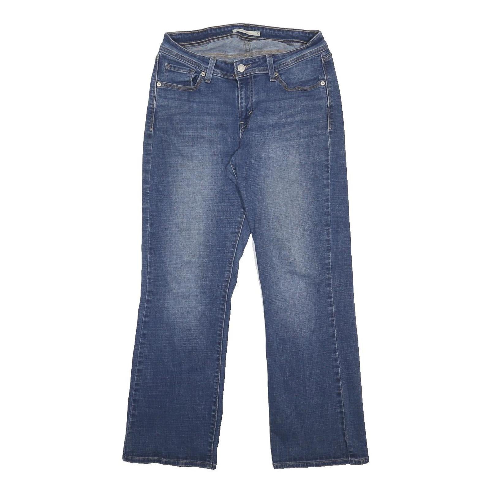 LEVI'S 529 Womens Jeans Blue Regular Straight Denim Medium W30 L30 Classic Fit
