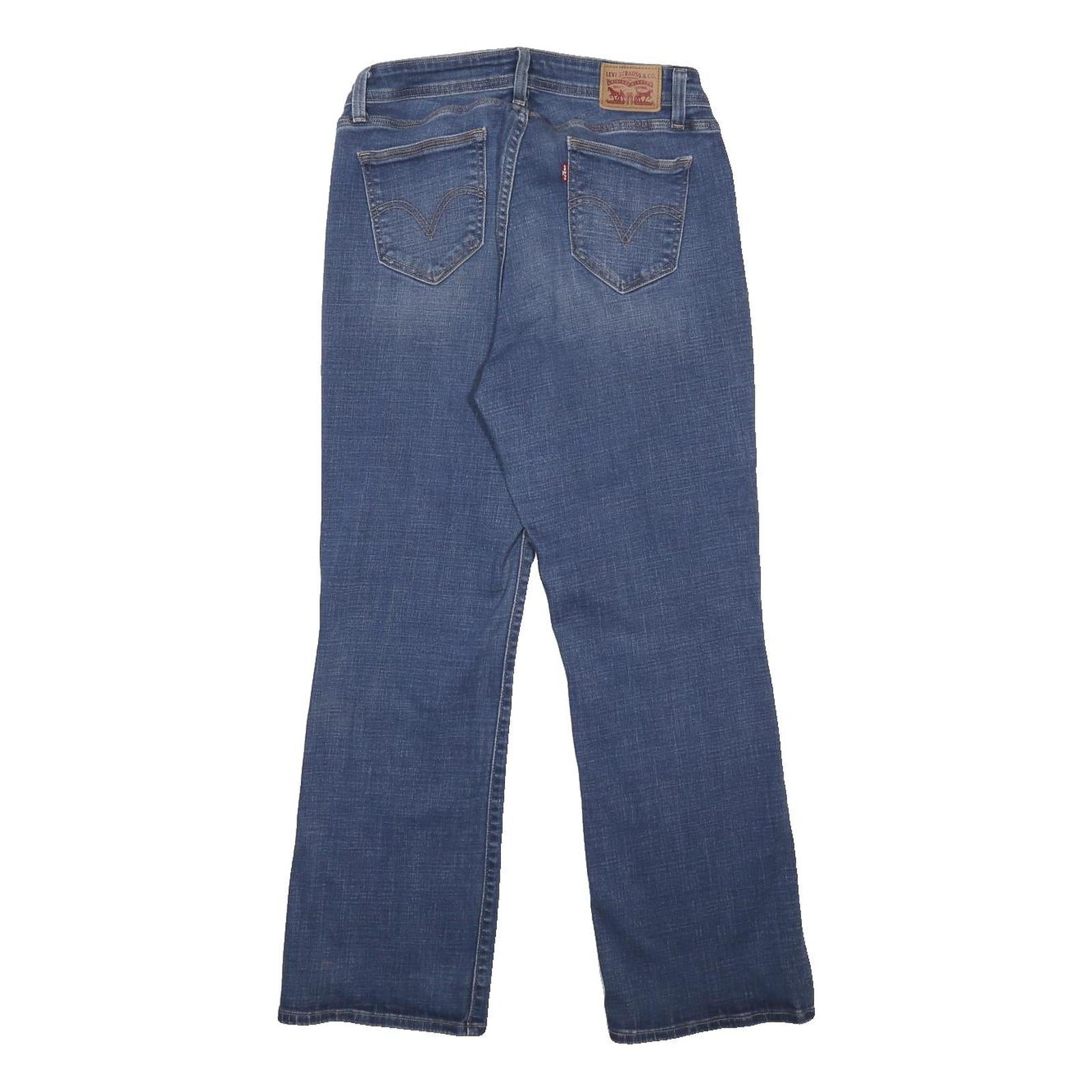 LEVI'S 529 Womens Jeans Blue Regular Straight Denim Medium W30 L30 Classic Fit