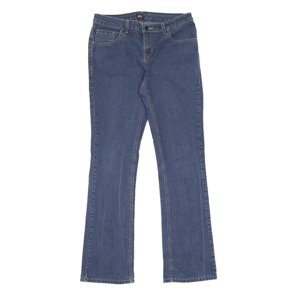 DICKIES Womens Relaxed Blue Jeans Bootcut Denim Medium W28 L31 Comfortable Style
