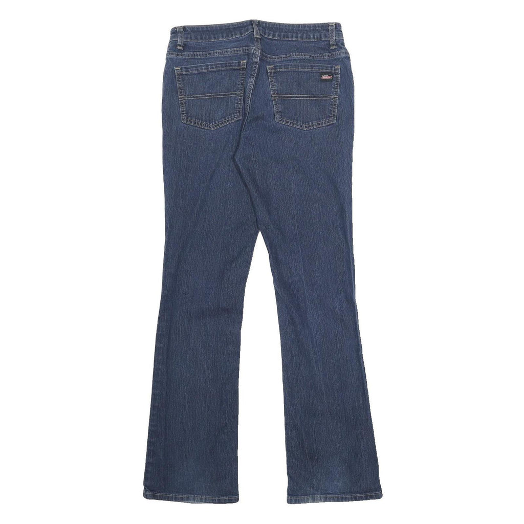 DICKIES Womens Relaxed Blue Jeans Bootcut Denim Medium W28 L31 Comfortable Style