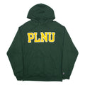 CHAMPION Point Loma Nazarene University Mens Green Hoodie USA L