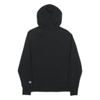 CHAMPION Mens Black Pullover Hoodie M Cotton Blend Casual Sweatshirt