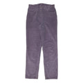 LAUREN RALPH LAUREN Womens Cotton Blend Purple Regular Fit Straight Trousers W26