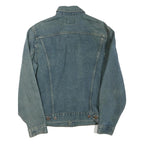 LEVI'S Mens Blue Denim Jacket S Cotton Blend Button Closure Classic Style