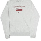 NIKE Mens Grey Washington State Cougars Hoodie M Casual Cotton Pullover