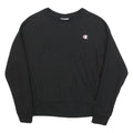 CHAMPION REVERSE WEAVE Womens Black Cotton Blend Crew Neck M Sweatshirt Pullover