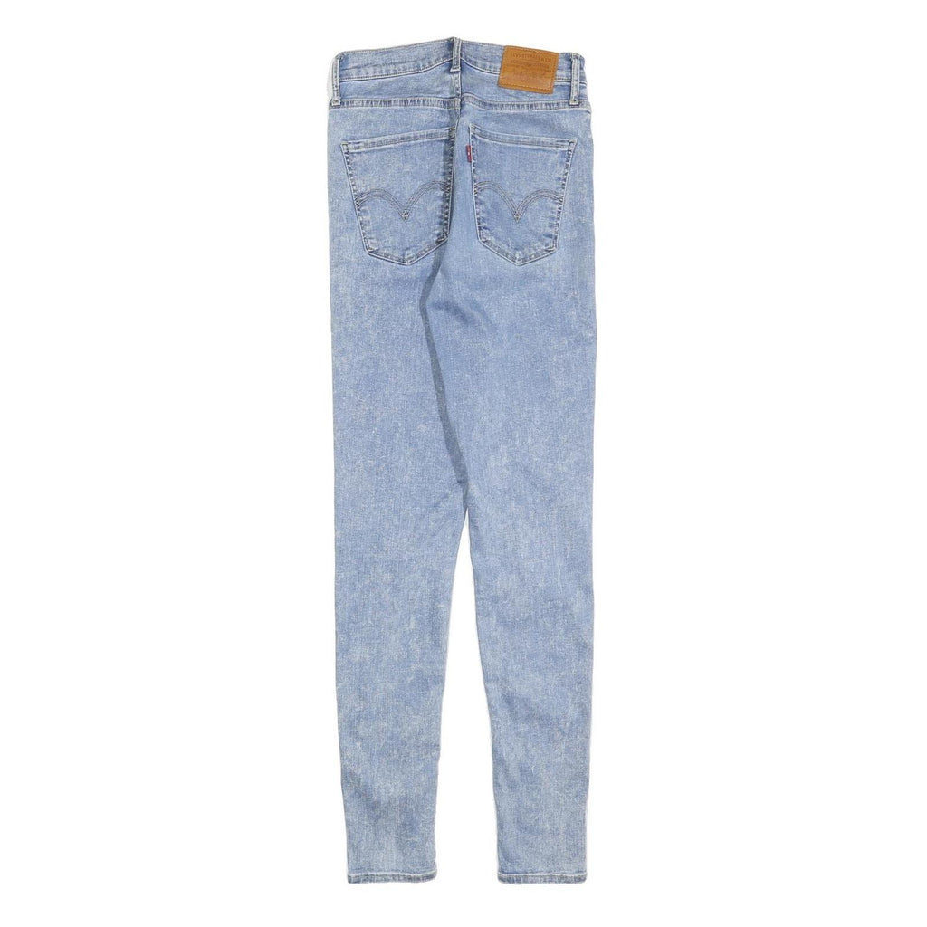LEVI'S Womens Jeans Blue Slim Skinny Denim Light W26 L30 Stretch Cotton Blend