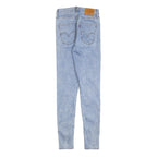 LEVI'S Womens Jeans Blue Slim Skinny Denim Light W26 L30 Stretch Cotton Blend