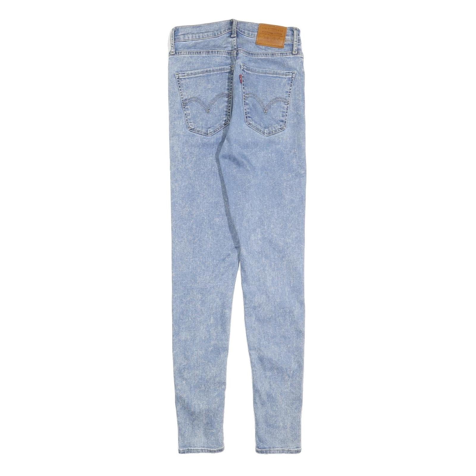 LEVI'S Womens Jeans Blue Slim Skinny Denim Light W26 L30 Stretch Cotton Blend