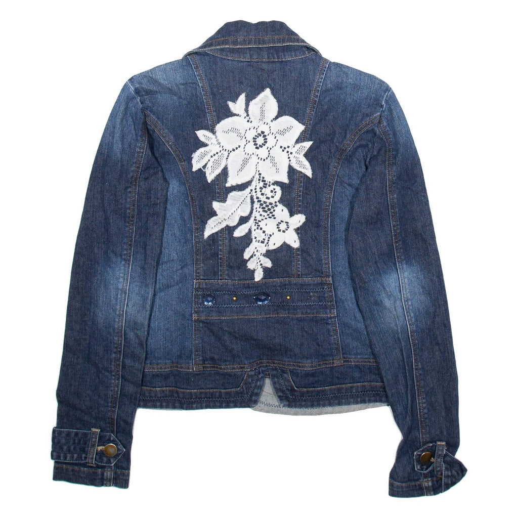 DKNY Womens Denim Jacket Blue M