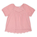 NEXT Womens Pink Printed Top Short Sleeve Round Neck UK 18 Cotton Blend