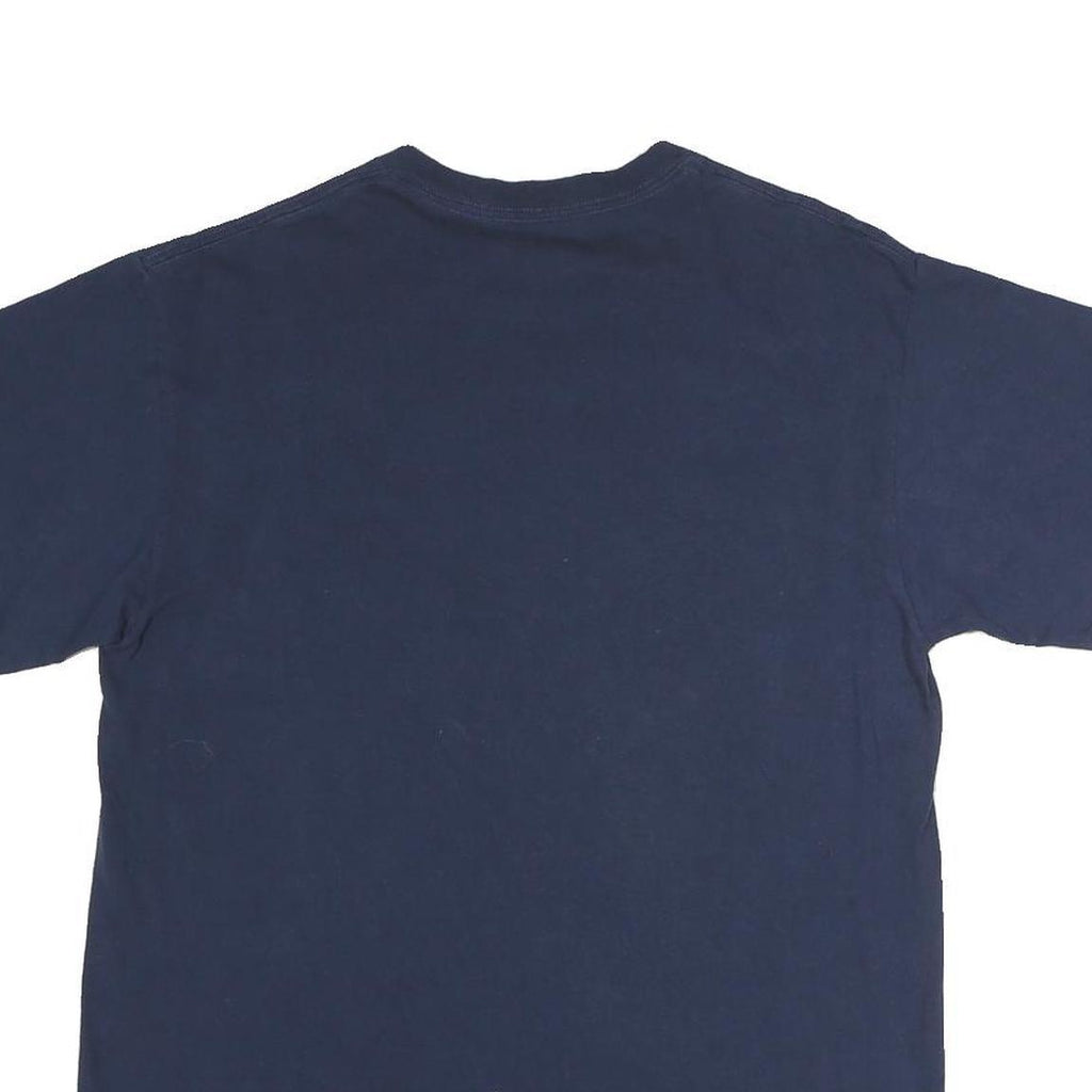 NFL Mens Blue Seahawks Graphic T-Shirt M Short Sleeve Crew Neck American